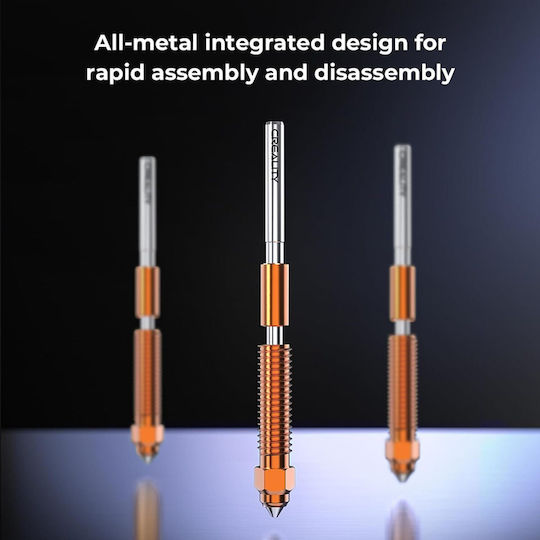 Set 4 Duză Creality Unicorn Pentru Imprimantă 3D Debit Mare Imprimare Viteză Mare 2 Duză 0.4 Mm 1 Duză 0.6 Mm 1 Duză 0.8 Mm Compatibil K1c Ender 3 V3 Realizat Din Aliaj De Cupru Oțel Călit Titan