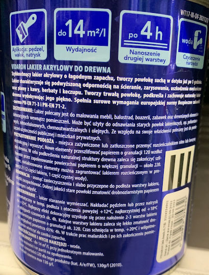 Vidaron Imprägnier-Lack Farblose Glanz 750ml