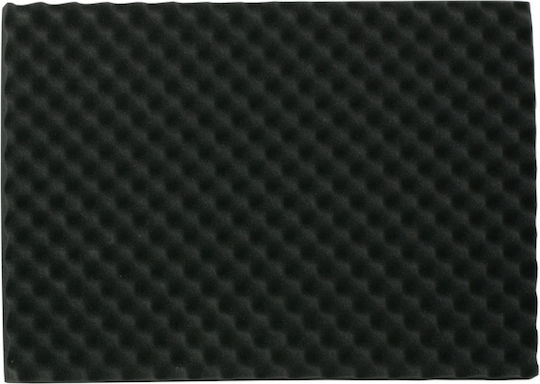 Set 2 Bureți Fonoabsorbenți 40x60 Cm Grosime 1.5 3.5 Cm Negri Set 2 Bucăți Izolație Acustică