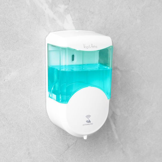 Dozator Automat De Săpun 600ml Senzor Montare Pe Perete Fără Contact Alb
