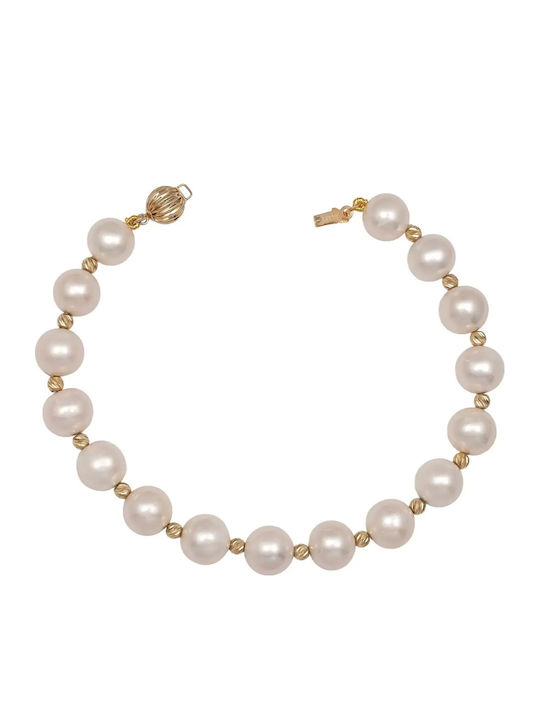 Damen Armband aus 14K Gold mit Perlen Damen Armband aus 14K Gold mit Perlen
