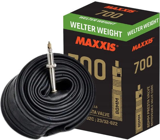 Maxxis 09-00374 Cameră de Bicicletă 700x23/32 FV 80mm - 700x23/32 FV 80mm
