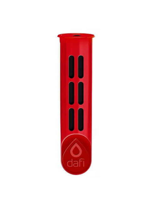 Dafi Wasserflasche mit Filter 300ml Rot