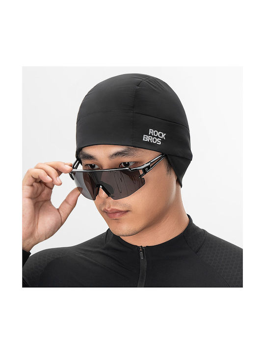 Rockbros M015 Winter Reversible Cycling Cap Size 54-61 Cm Black
