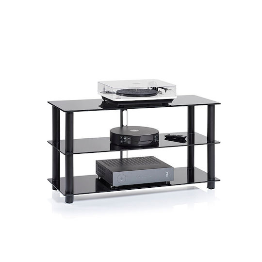 NorStone Epur 3 Έπιπλο Hi-Fi Μαύρο