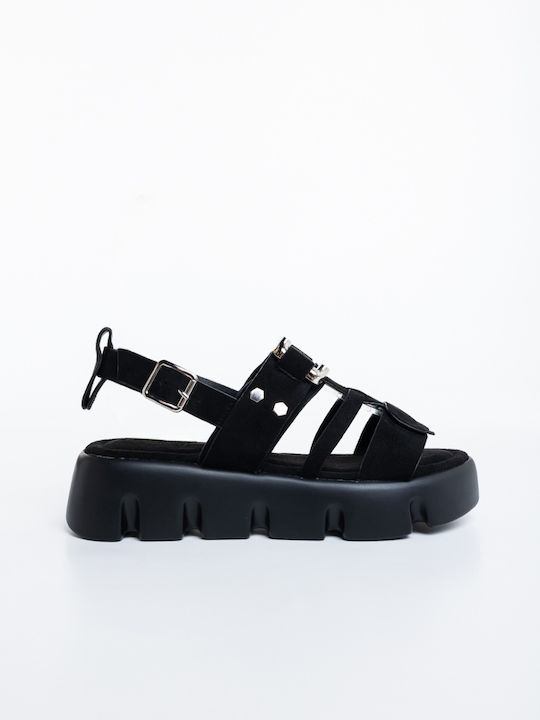 Sandale Casual Damă Negre
