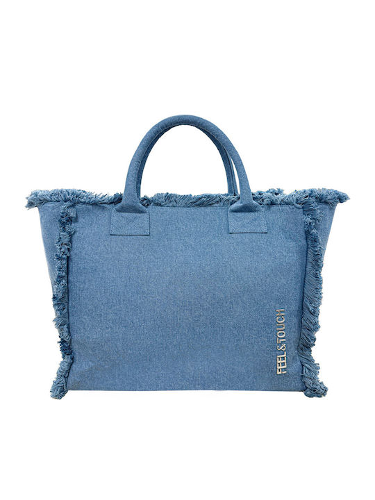 Feel & Touch Strandtasche Rucksack Blau