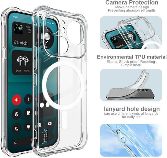 Imak Buffer Magsafe Handyhülle Silikon Transparent Für Nothing Phone 4a Pro