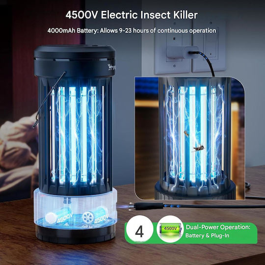 Lamp Aparat Electric Anti-Insecte de Interior cu Lumini LED B0GCF74BRH