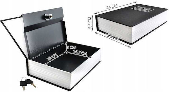 Сейф Кутия За Пари Скрит В Книга 24x15.5x5.5см