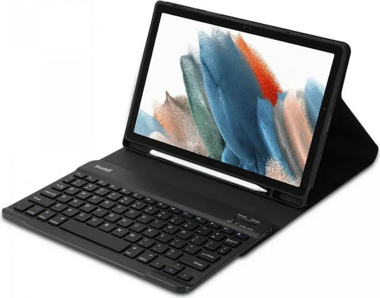 Калъф Samsung Galaxy Tab A11 Plus 11" Buddi Zuna Keyboard Case Поставка За Стилус Bluetooth Клавиатура Черен 8719246559488