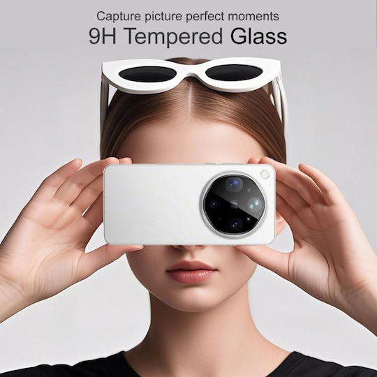 Techsuit Full Camera Glass Oppo Find X9 Ultra Black