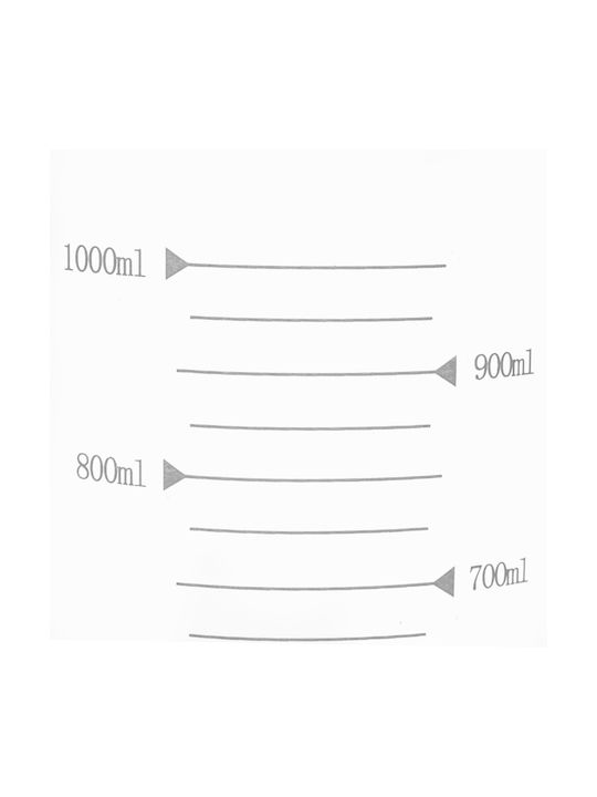 Kadax Kanne Serviersing Glas 1000ml