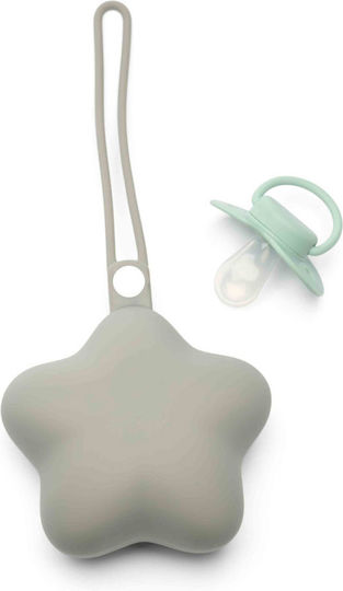 Dooky Pacifier Case Silicone Gray