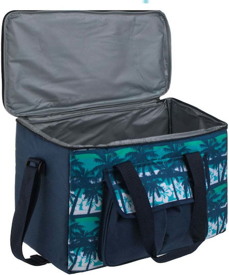 Geantă pentru alimente 28L 42x23x29cm Albastru-Turcoaz
