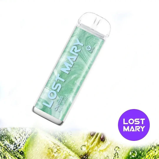 Lost Mary Einweg-E-Zigarette 1000 Einweg-Einzüge Sour Apple 2ml 20mg
