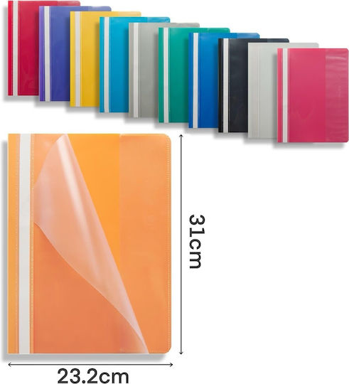 Project Folders Document Organizers Up To 30 A4 Sheets Colorful 12 Pcs