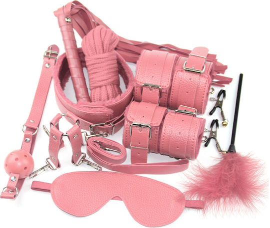 La Lolita Amsterdam BDSM Kit σε Κόκκινο Χρώμα 11τμχ