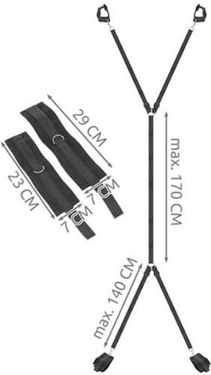 La Lolita Amsterdam BDSM Kit σε Μαύρο Χρώμα