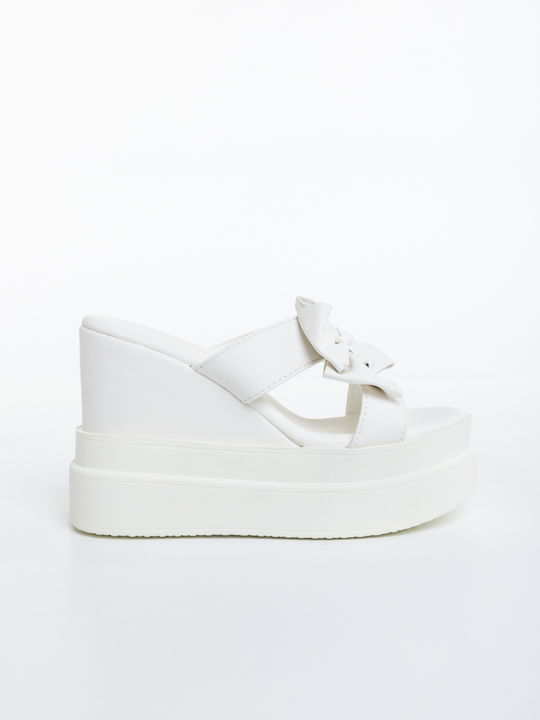 Platforme Dama Tip Slip On Albe