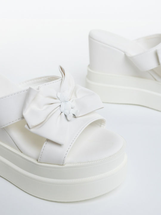 Platforme Dama Tip Slip On Albe