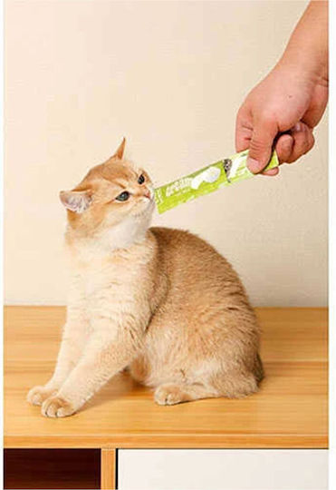 M-Pets Creamy Cat Treat Cat Treats with Tuna & Scallops for Cat 4pcs 15gr A71-