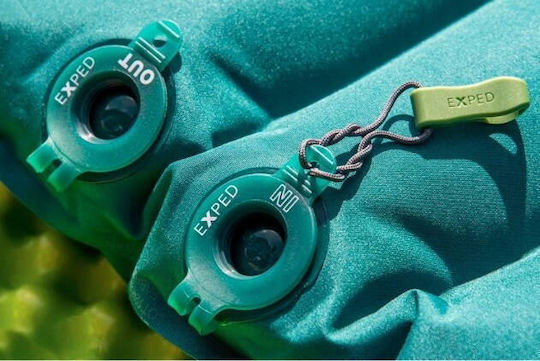 Exped Μονό Υπόστρωμα Camping Πάχους 7cm Πράσινο