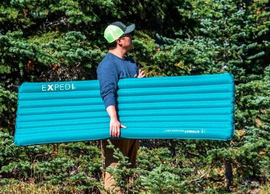 Exped Μονό Υπόστρωμα Camping Πάχους 7cm Πράσινο