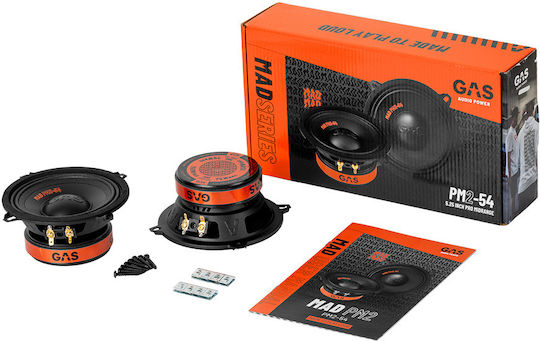Gas Audio Power PM254 Ηχείο Αυτοκινήτου 5.25" με 75W RMS (Midrange) Τεμάχιο