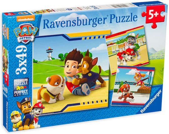 Детски Пъзел 3 X 49 Части Ravensburger