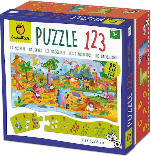 Παιδικό Puzzle Δεινόσαυροι 24pcs Ludattica