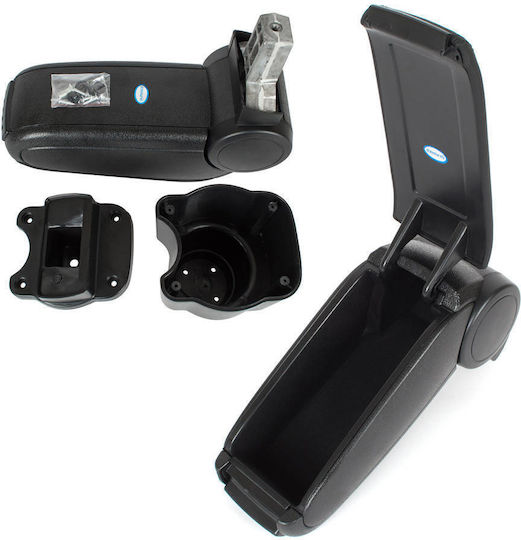 Dacia Sandero Ii Fl 2016 Armrest Set Black Eco-leather + Installation Kit