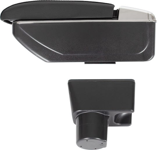 Dacia Duster I 10-17 Armrest Storage Black Eco-leather + Installation Kit