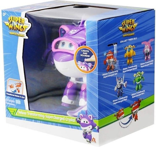 Just Toys Crystal Super Wings Airplane for 3+ years+ Years