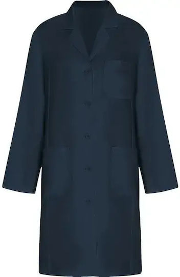 Roly Female Long-Sleeved Medical Dressing Gown Vaccine Woman Code 9093 Navy Blue M