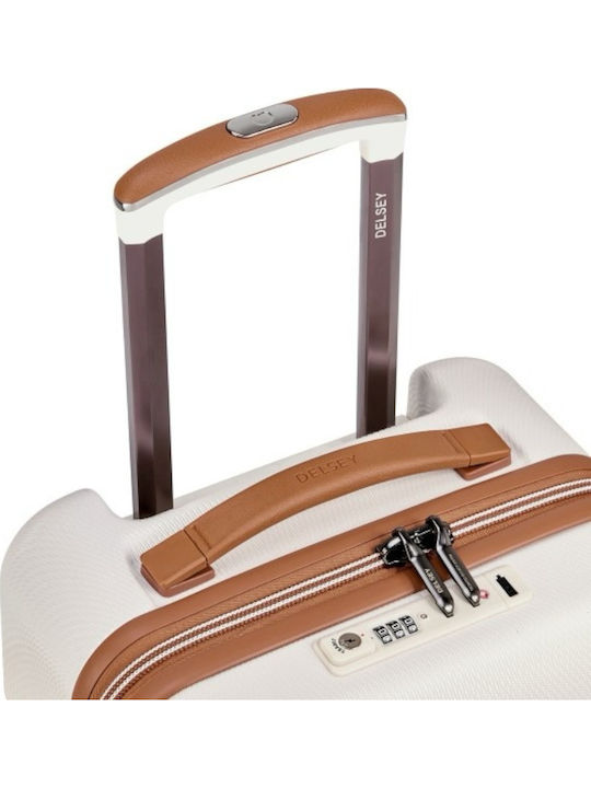 Delsey Chatelet Air 2.0 Βαλίτσα Ταξιδίου Καμπίνας Angora Ύψους 55εκ.