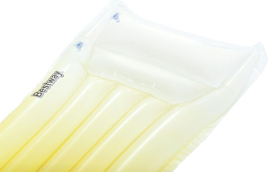 Bestway Φουσκωτό Στρώμα Θαλάσσης Κίτρινο 183x69cm