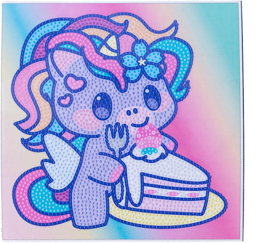 Nice Group Diamantiny Mosaic Gems Diamond Painting Kids Unicorn Kawaii Dessert 90037