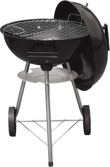 Barbecue Charcoal Kinghoff Kh 2033 Adjustable Ventilation Wheels Steel Black