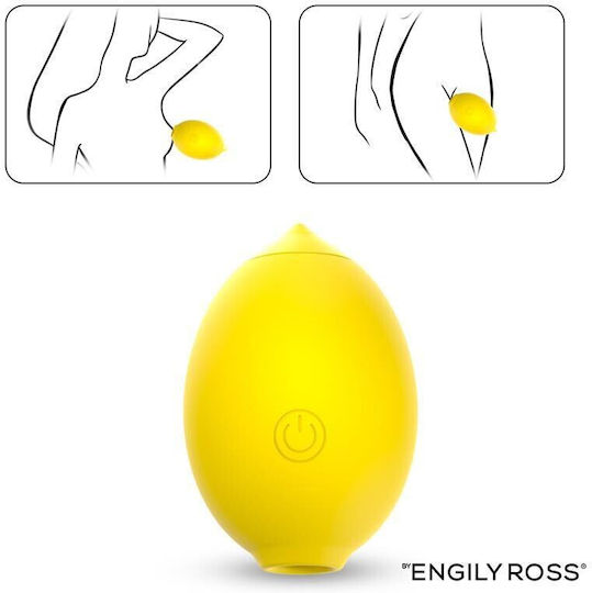 Engily Ross Mini Κλειτοριδικός Δονητής 7.8cm Κίτρινος