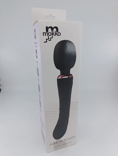 Mokko Toys Δονητής Μασάζ 24.6cm Μαύρος