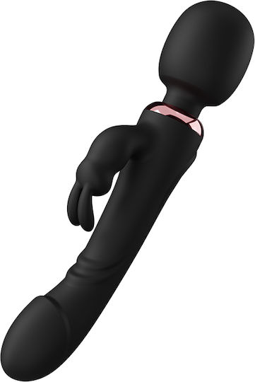 Mokko Toys Δονητής Rabbit Μαύρος