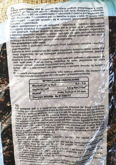 Universal Soil Flowers Organic Plants Natural 10l