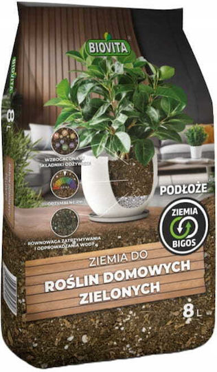 Bigos Soil Green Houseplants 8l Light Permeable Substrate