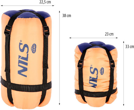 Nils Schlafsack Einzeln Sommer Orange