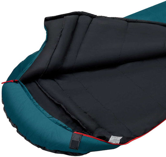 Nils Sleeping Bag Single 3 Seasons Ciemnozielony