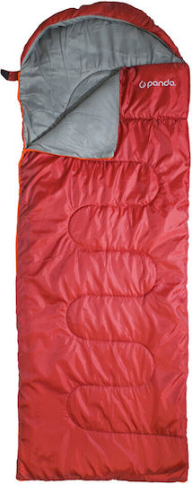 Panda Sleeping Bag Single 2 Seasons Ranger Plus Burgundy