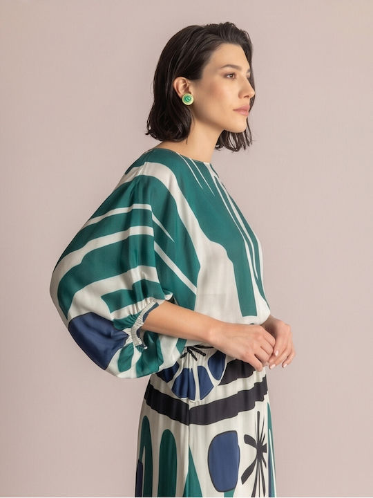 Moutaki Women's Blouse Petrol