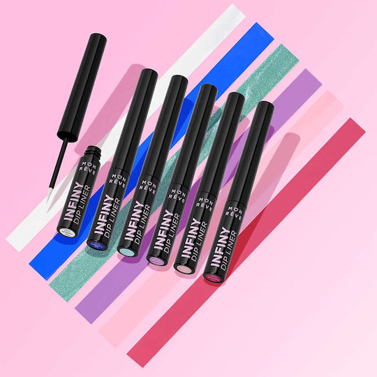 Mon Reve Infiny Dip Waterproof Liquid Eye Liner 13 Brown Black 2ml