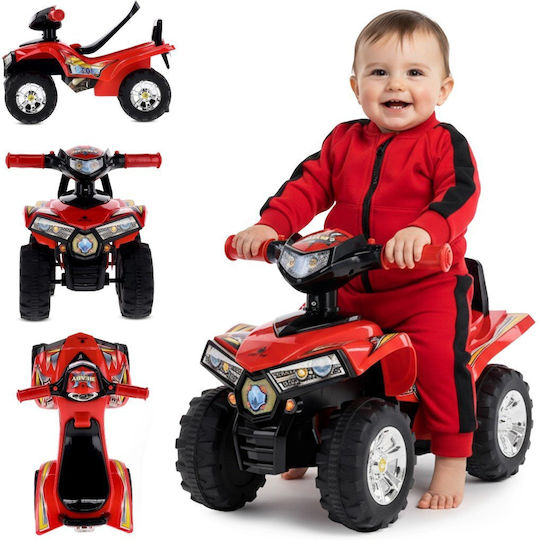 Sun Baby Ride On για 12+ μηνών με Ήχους Κόκκινο
